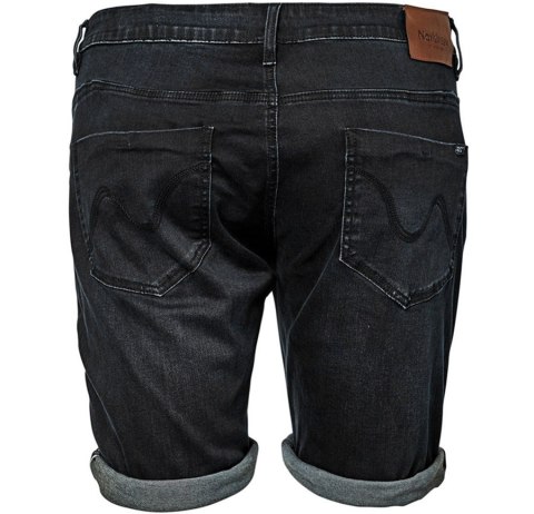 North 56 4 Duże krótkie spodnie jeans - Czarny North 56 4 Duże krótkie spodnie jeans - Czarny