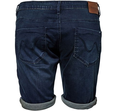 North 56 4 Duże krótkie spodnie jeans - Granat North 56 4 Duże krótkie spodnie jeans - Granat