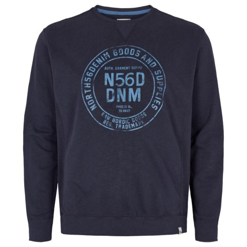 North 56Denim Duża Bluza - Granat North 56Denim Duża Bluza - Granat