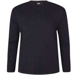 North 56Denim Duża Koszulka Longsleeve - Czarny