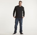 North 56Denim Duża Koszulka Longsleeve - Czarny