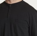 North 56Denim Duża Koszulka Longsleeve - Czarny