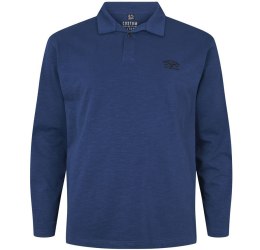Replika Duża Koszulka Polo Longsleeve Blue