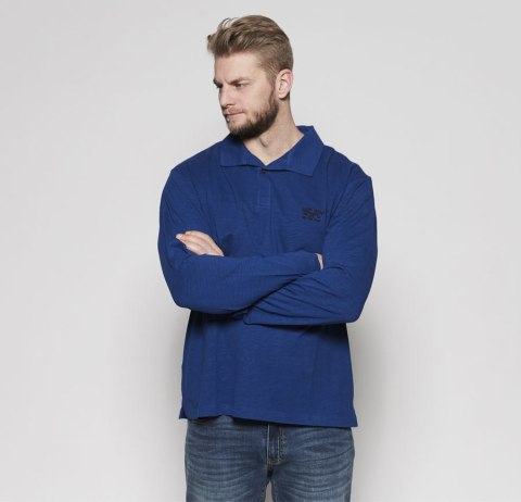 Replika Duża Koszulka Polo Longsleeve Blue Replika Duża Koszulka Polo Longsleeve Blue